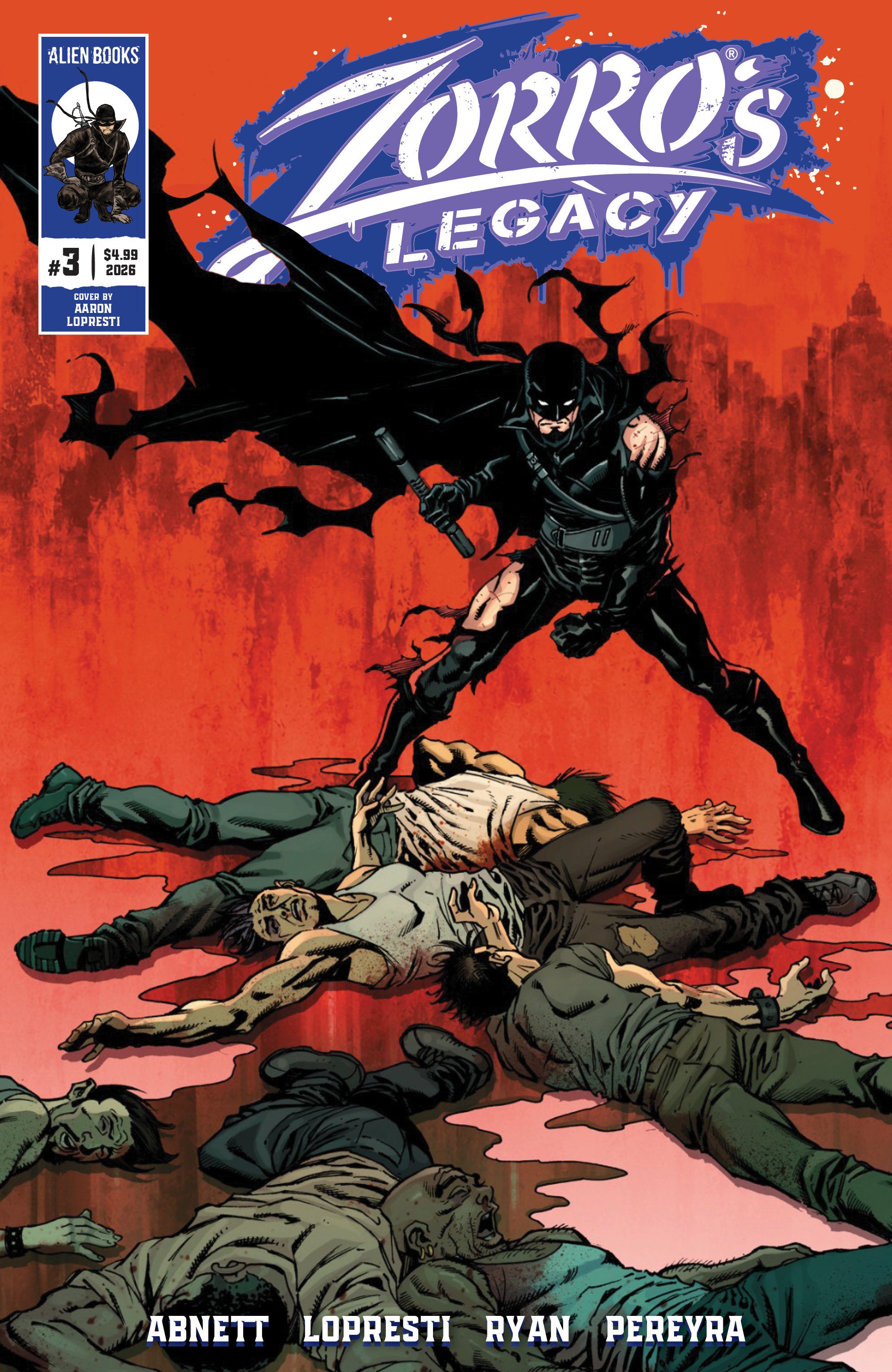 ZORRO'S LEGACY #3 COVER A (LOPRESTI)