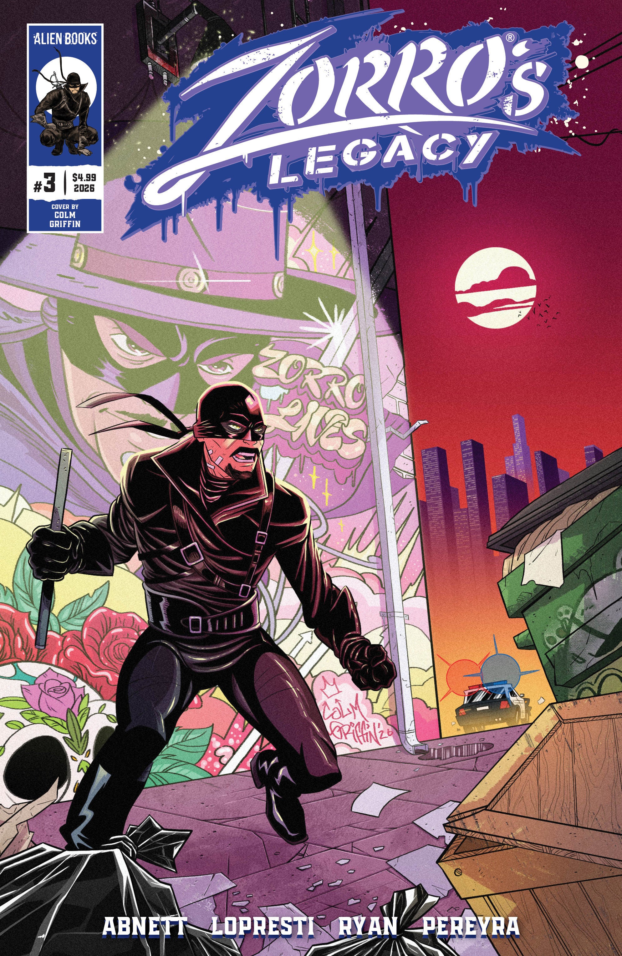 ZORRO'S LEGACY #3 VARIANT B (GRIFFIN)