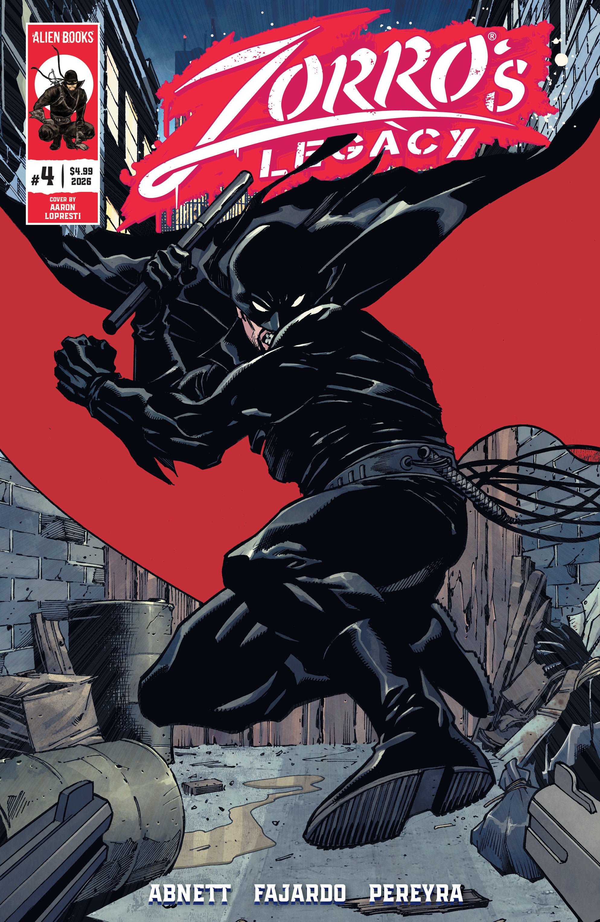ZORRO'S LEGACY #4 COVER A (LOPRESTI)