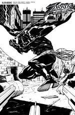 ZORRO'S LEGACY #4 VARIANT D (LOPRESTI B&W) thumbnail