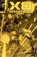 X-O MANOWAR BLACK, WHITE & GOLD #1 VARIANT D FOIL (QUESADA GOLD VERSION) thumbnail
