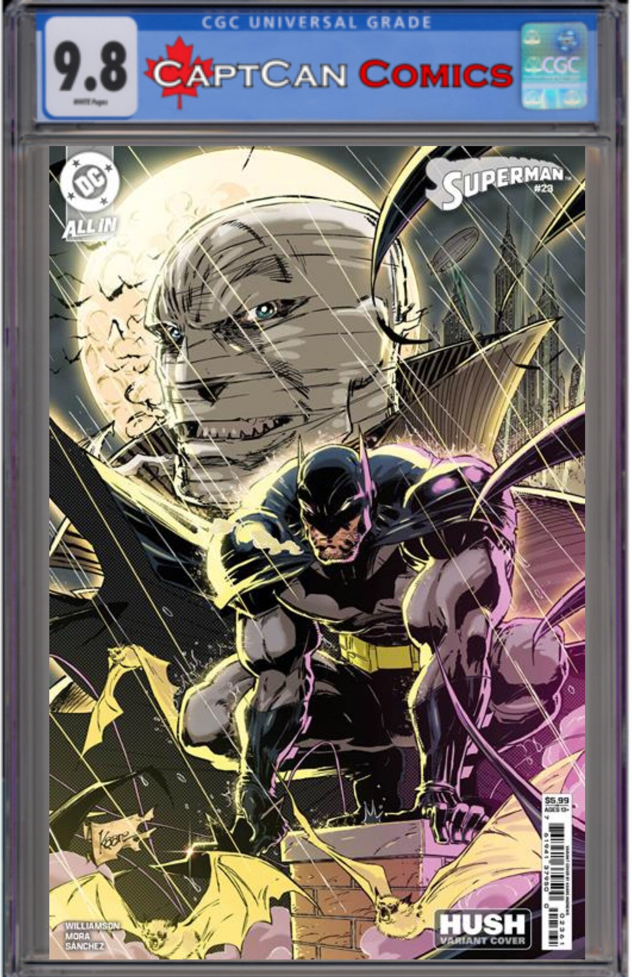 SUPERMAN #23 CVR E KAARE ANDREWS HUSH CARD STOCK VAR