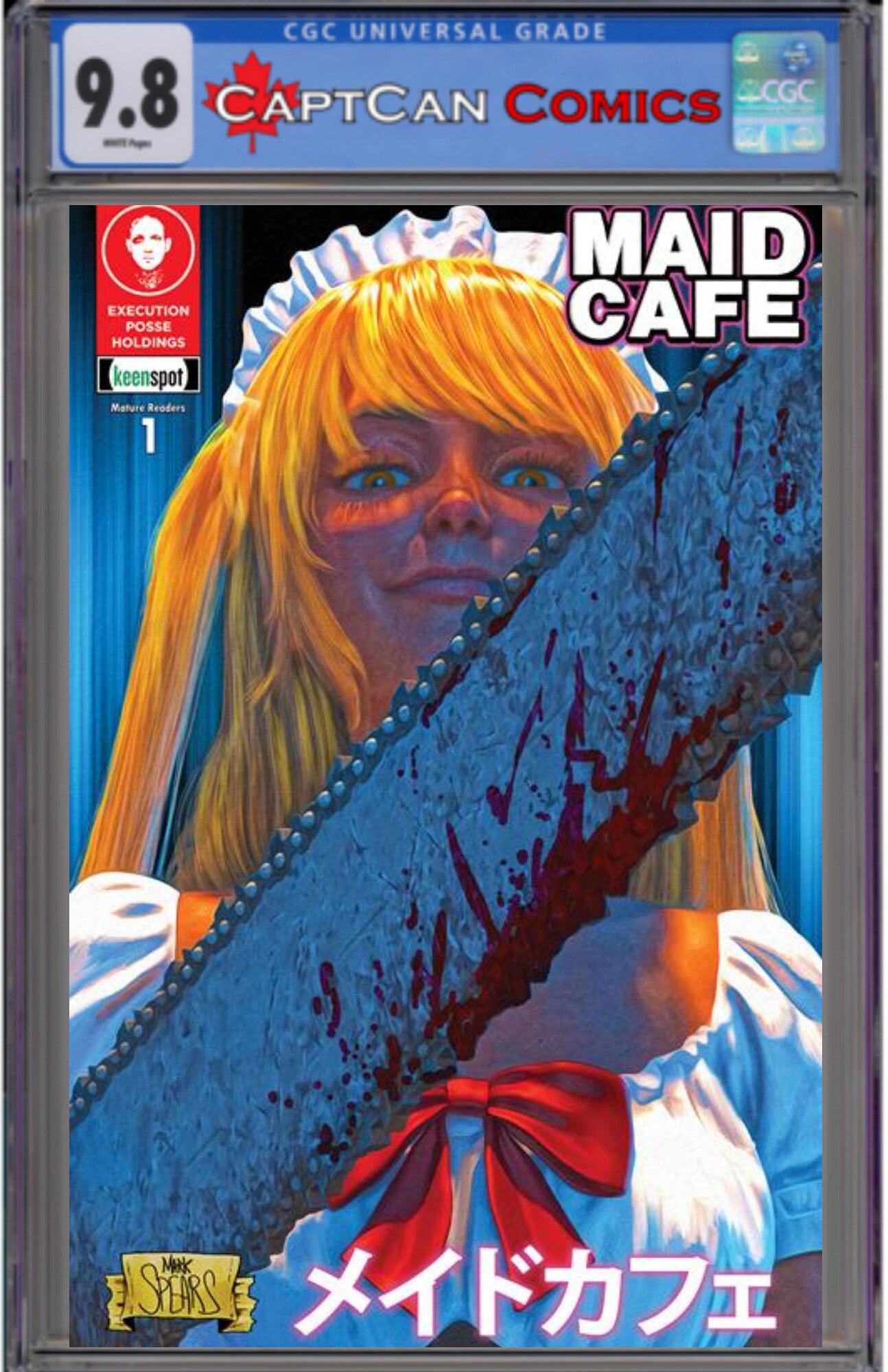 MAID CAFE #1 CVR A MARK SPEARS BAGGED WITH TRADING CARD (MR)