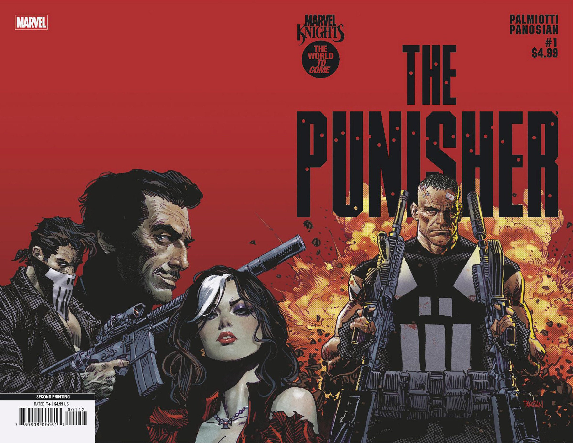 MARVEL KNIGHTS: PUNISHER #1 DAN PANOSIAN 2ND PRINTING VARIANT