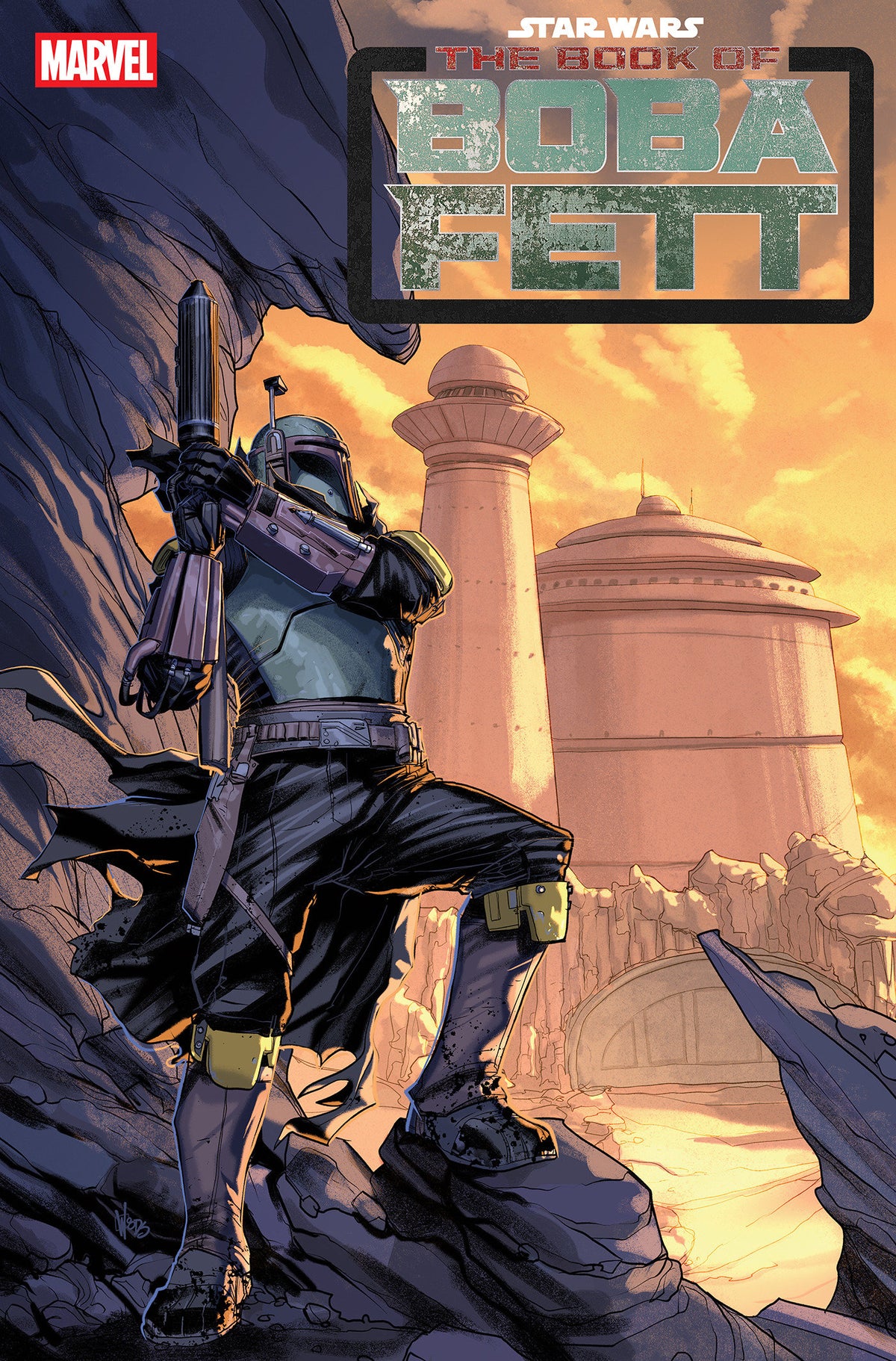 STAR WARS: THE BOOK OF BOBA FETT #4 PETE WOODS VARIANT