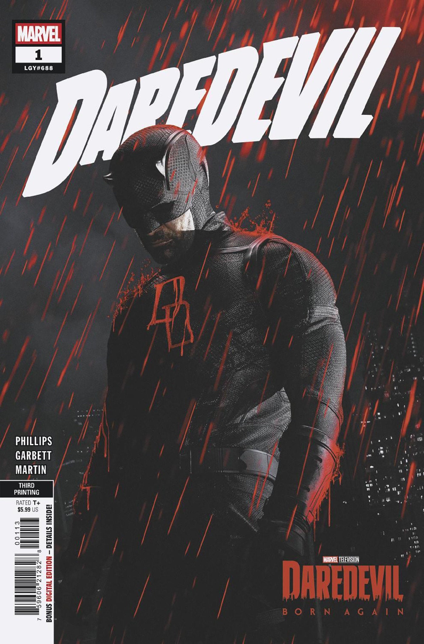 DAREDEVIL #1 MARVEL TELEVISION 3RD PRINTING VARIANT — CaptCan