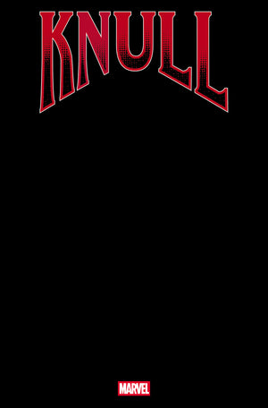 KNULL #1 BLACK BLANK COVER VARIANT