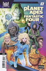 PLANET OF THE APES VS. FANTASTIC FOUR #1 GREG LAND 2ND PRINTING VARIANT thumbnail