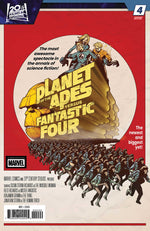 PLANET OF THE APES VS. FANTASTIC FOUR #4 PERE PEREZ MOVIE HOMAGE VARIANT thumbnail