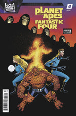 PLANET OF THE APES VS. FANTASTIC FOUR #4 MIKE HAWTHORNE VARIANT thumbnail