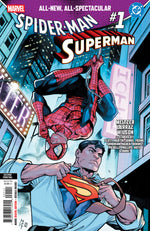 MARVEL/DC: SPIDER-MAN/SUPERMAN #1 MARTIN COCCOLO 2ND PRINTING VARIANT thumbnail