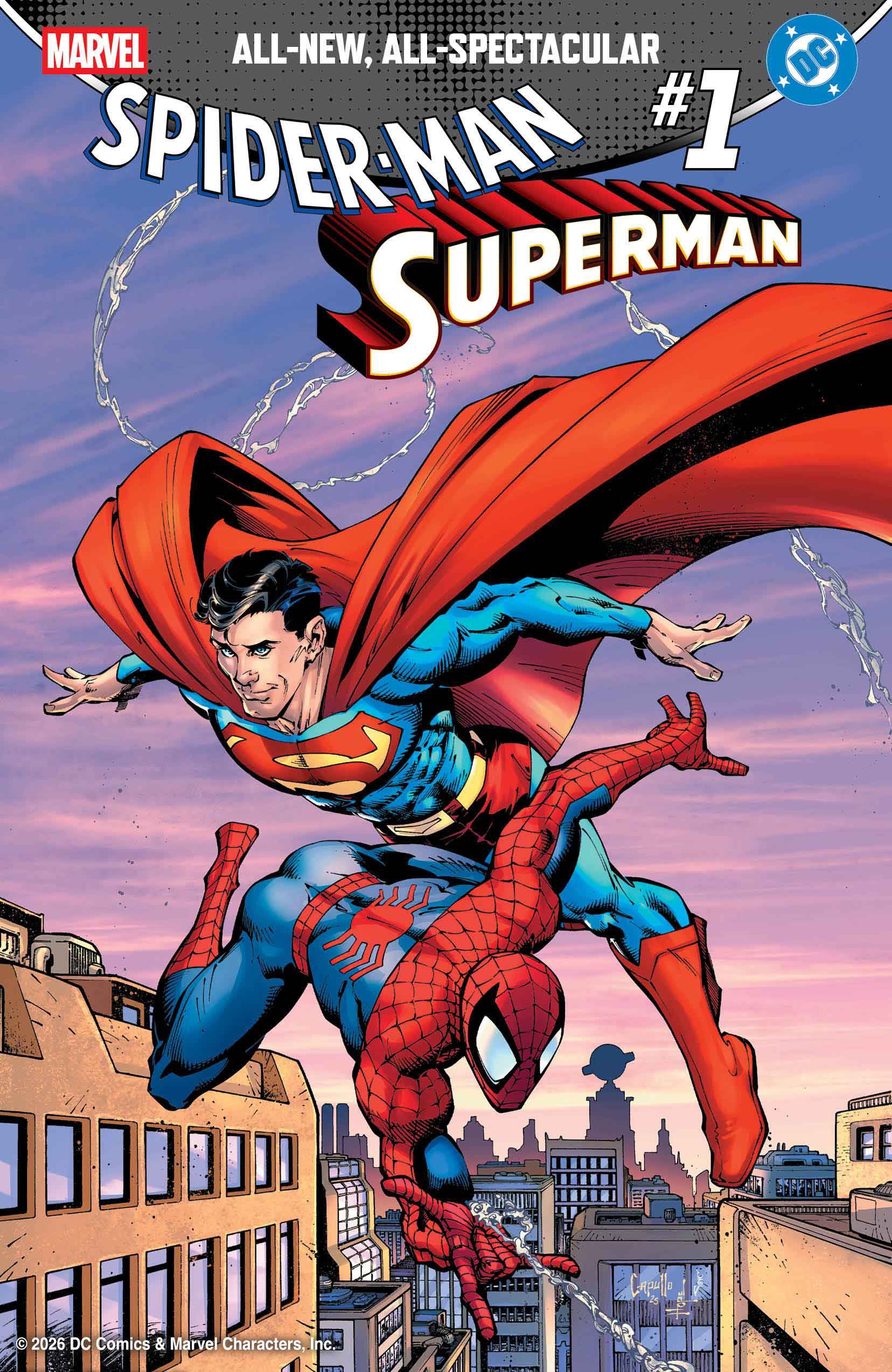 MARVEL/DC: SPIDER-MAN/SUPERMAN #1 GREG CAPULLO VARIANT — CaptCan