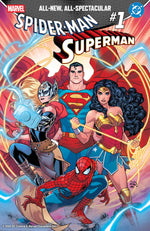 MARVEL/DC: SPIDER-MAN/SUPERMAN #1 RUSSELL DAUTERMAN VARIANT thumbnail