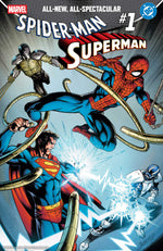 MARVEL/DC: SPIDER-MAN/SUPERMAN #1 MARK BAGLEY FOIL VARIANT thumbnail