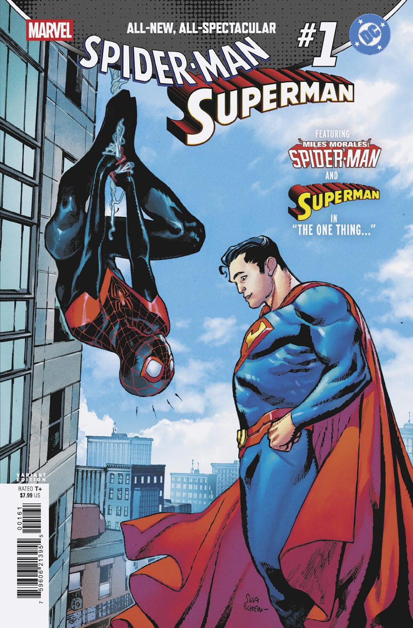 MARVEL/DC: SPIDER-MAN/SUPERMAN #1 SARA PICHELLI VARIANT — CaptCan