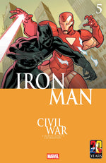 IRON MAN #5 MIKE MCKONE CIVIL WAR CELEBRATION VARIANT thumbnail