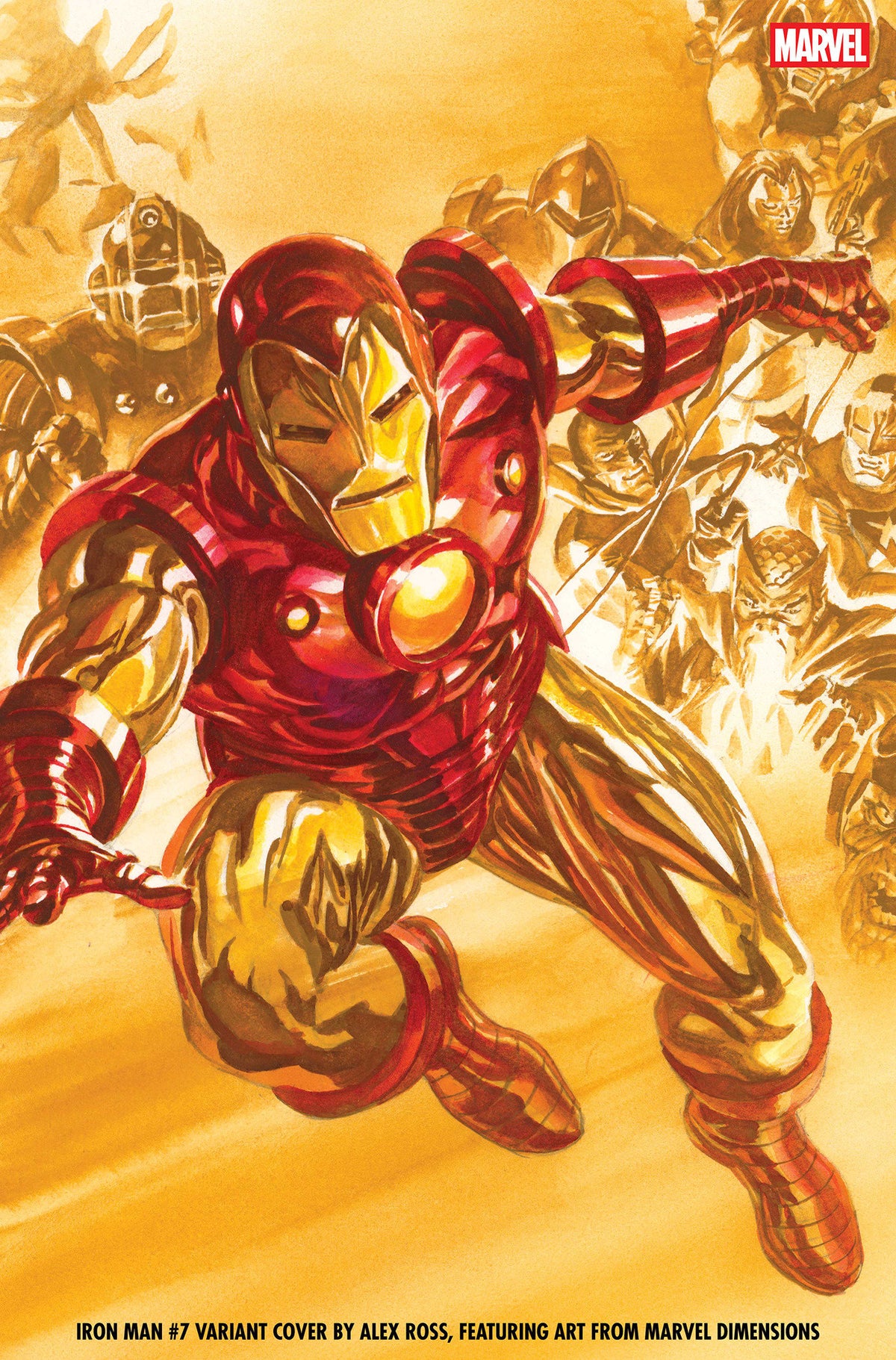 アメコミ Iron man #1-10 Alex Ross スパイダーマン IRON MAN #7 ALEX ROSS MARVEL DIMENSIONS VARIANT — CaptCan Comics Inc