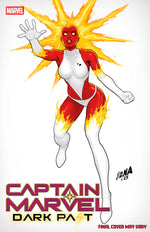 CAPTAIN MARVEL: DARK PAST #1 DAVID NAKAYAMA COLOR BLOCK WHITE VARIANT thumbnail