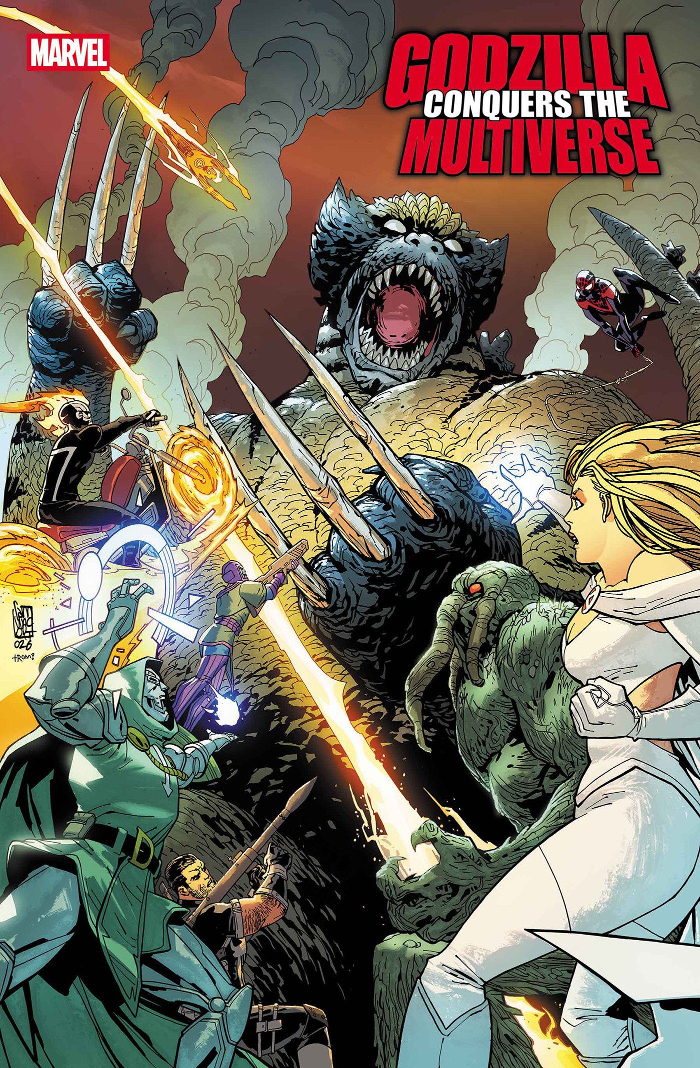 GODZILLA CONQUERS THE MULTIVERSE #1 GIUSEPPE CAMUNCOLI VARIANT