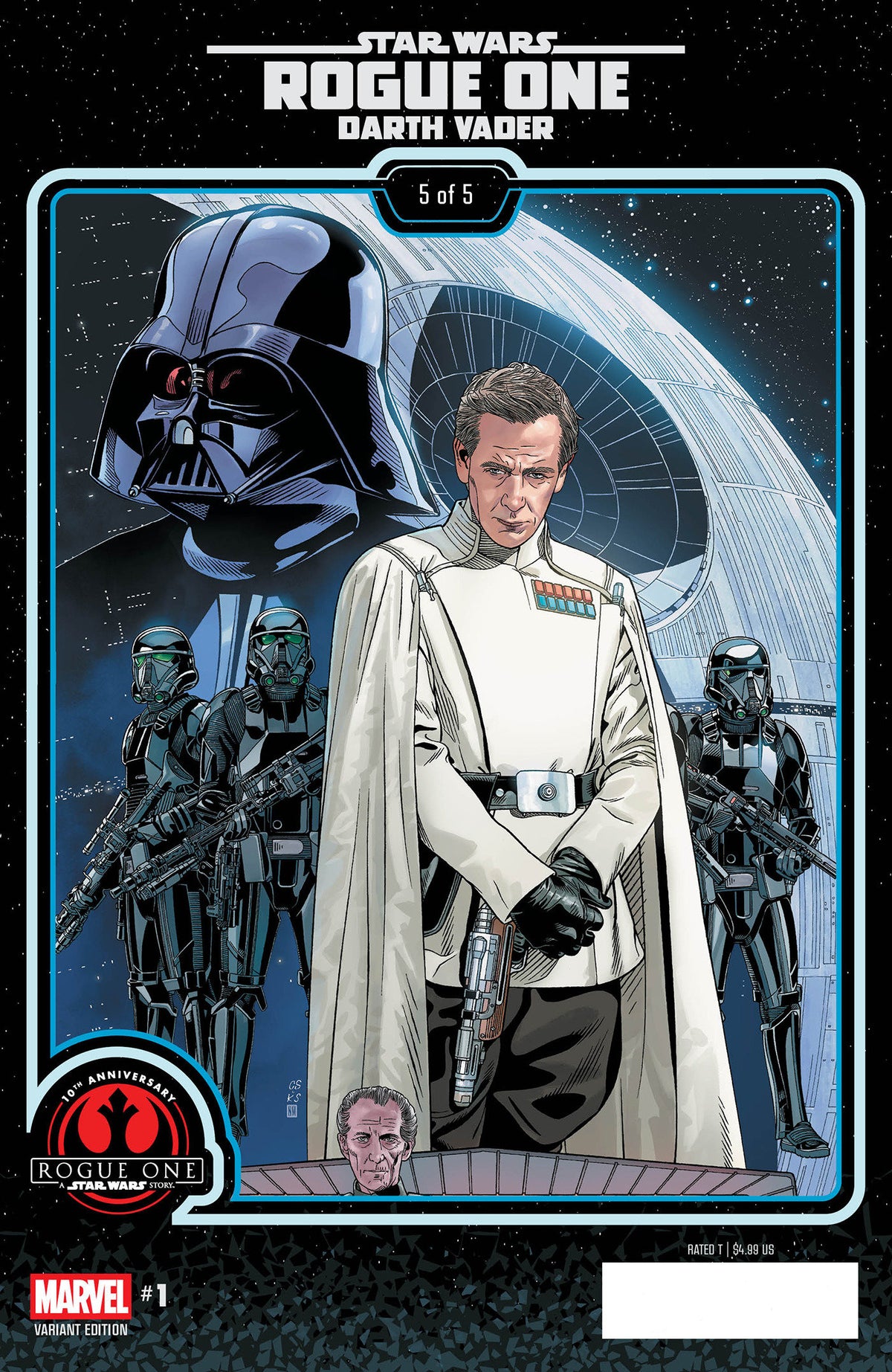 STAR WARS: ROGUE ONE - DARTH VADER #1 CHRIS SPROUSE ROGUE ONE 10TH ANNIVERSARY VARIANT