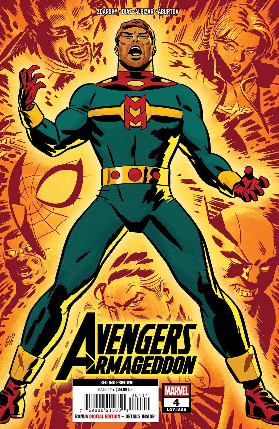 AVENGERS: ARMAGEDDON #4 MICHAEL CHO 2ND PRINTING VARIANT