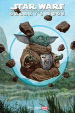 STAR WARS: GALAXY'S EDGE - ECHOES OF THE EMPIRE #1 E.M. GIST MANDALORIAN & GROGU VARIANT thumbnail