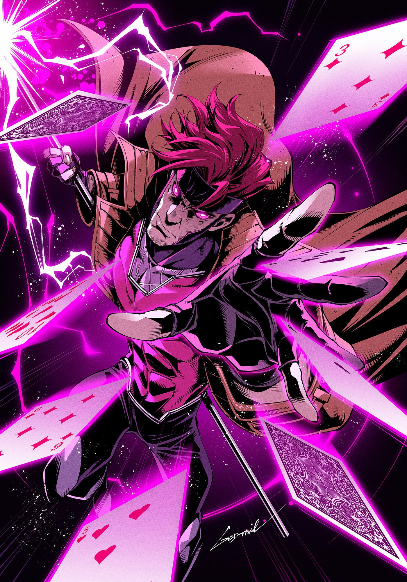 GAMBIT: WANTED #2 GODTAIL GAMBIT VIRGIN VARIANT