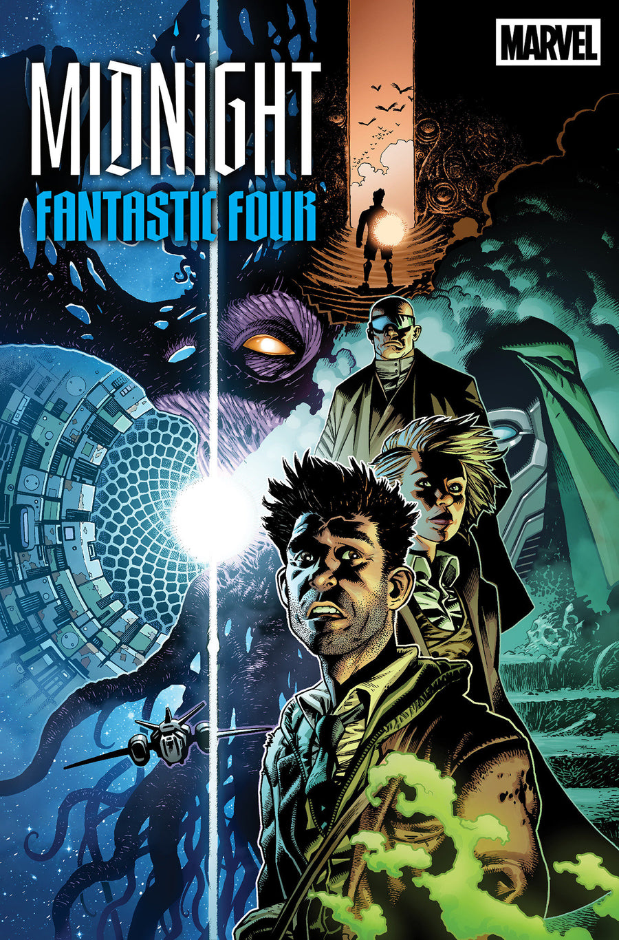 MIDNIGHT FANTASTIC FOUR #1 UNCLOAKED 2ND PRINTING