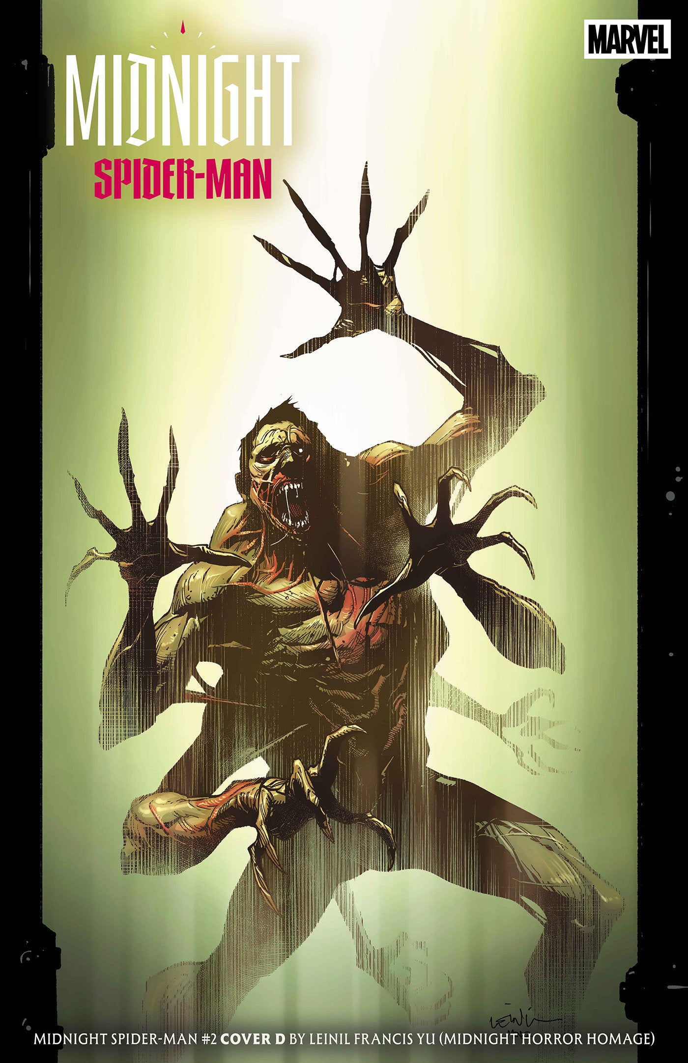 MIDNIGHT SPIDER-MAN #2 COVER D LEINIL YU MIDNIGHT HORROR HOMAGE VARIANT