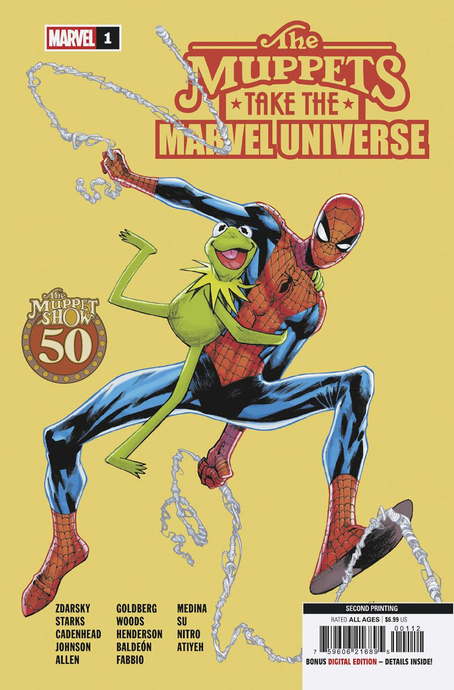MUPPETS TAKE THE MARVEL UNIVERSE #1 HUMBERTO RAMOS 2ND PRINTING VARIANT