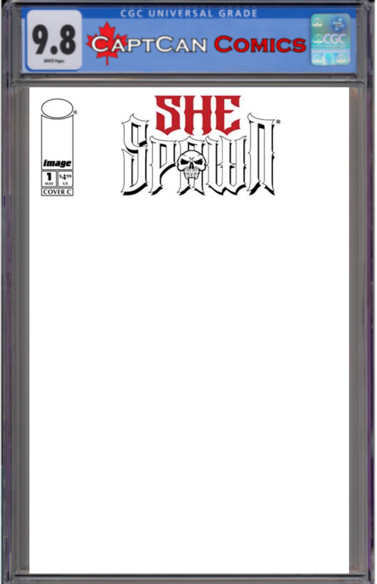 SHE-SPAWN #1 (OF 5) CVR C BLANK SKETCH VAR