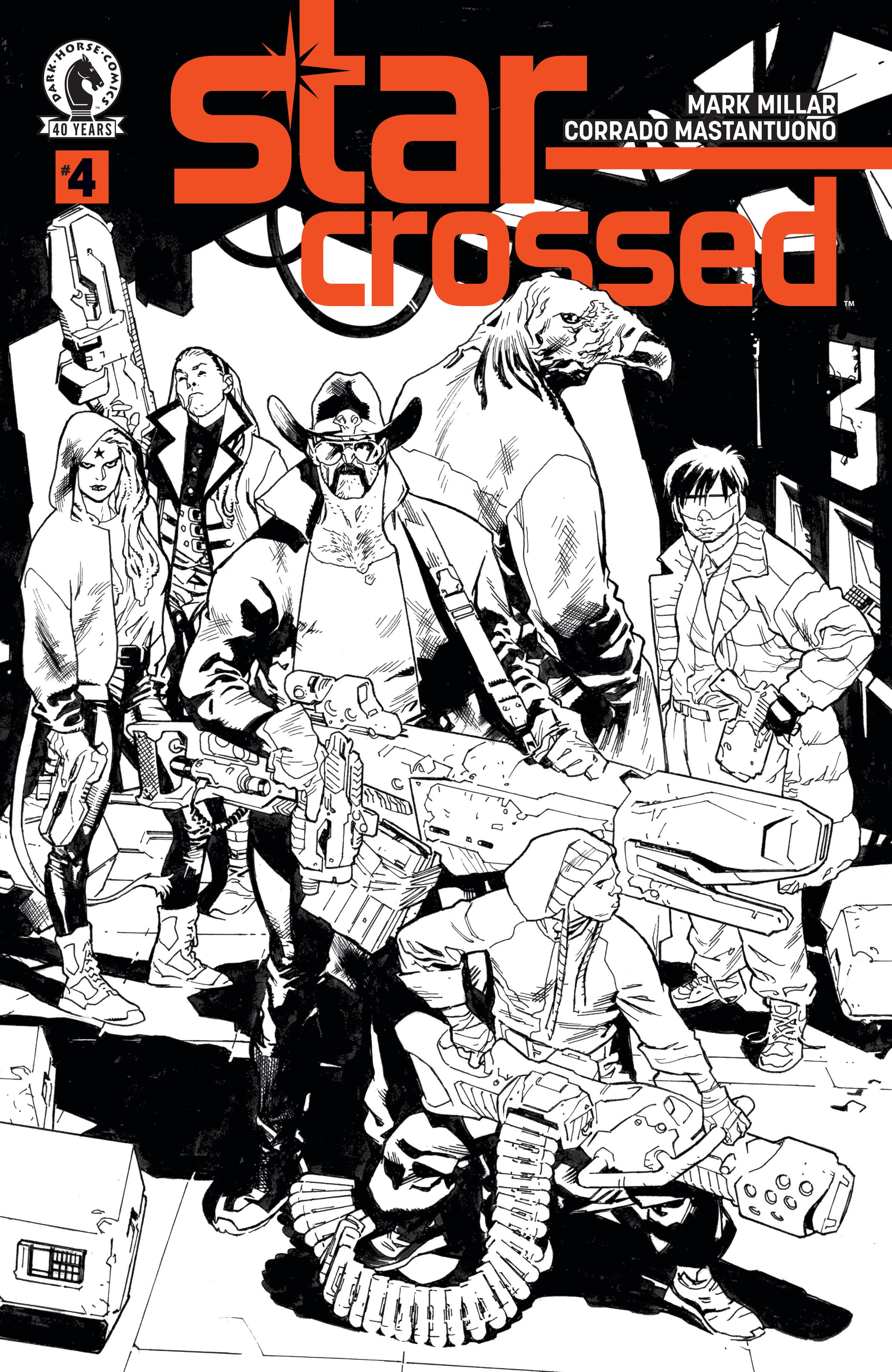 STAR-CROSSED #4 (CVR B) (B&W) (STUART IMMONEN)
