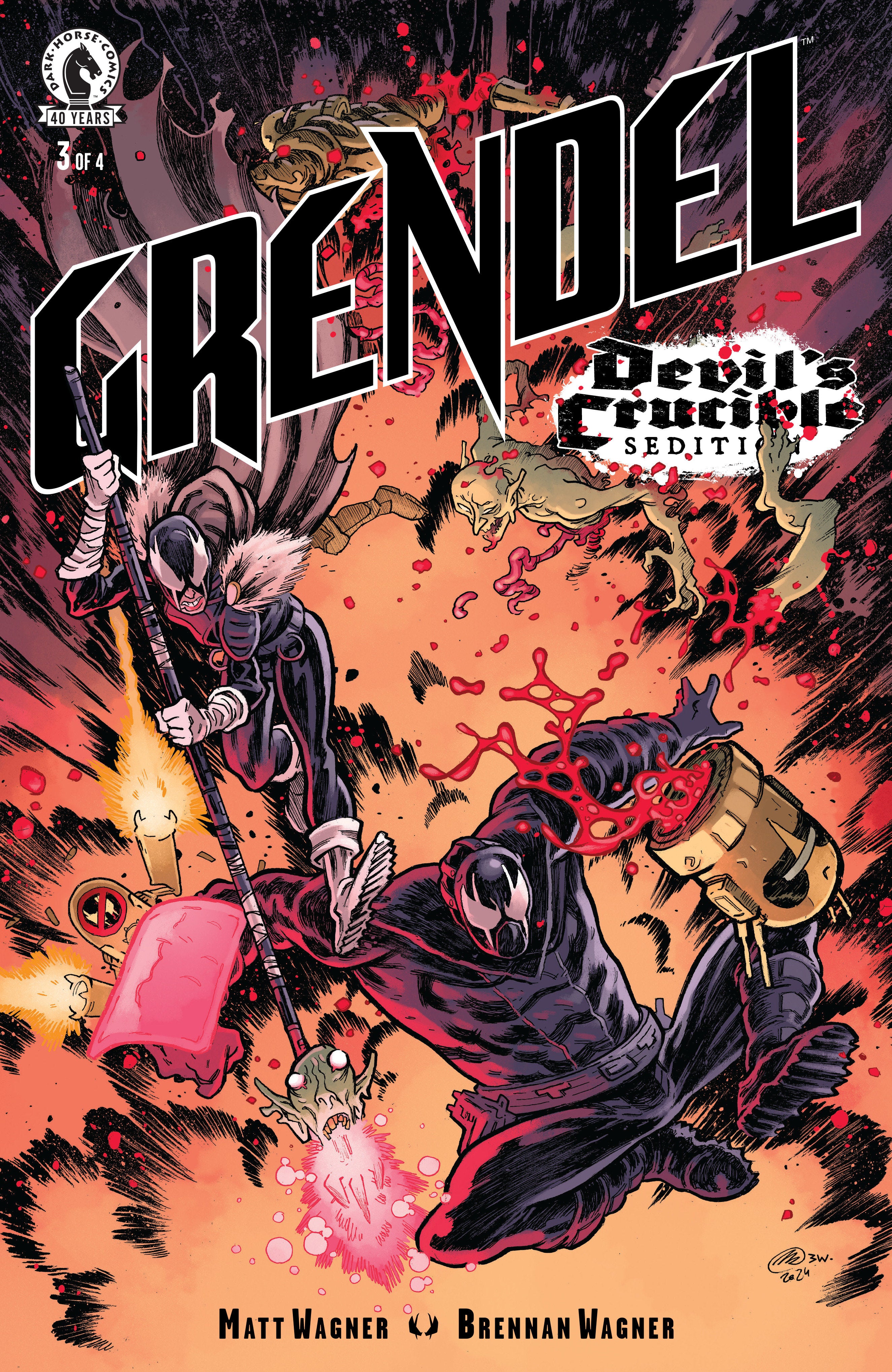 GRENDEL: DEVIL'S CRUCIBLE--SEDITION #3 (CVR B) (MARK LASZLO)