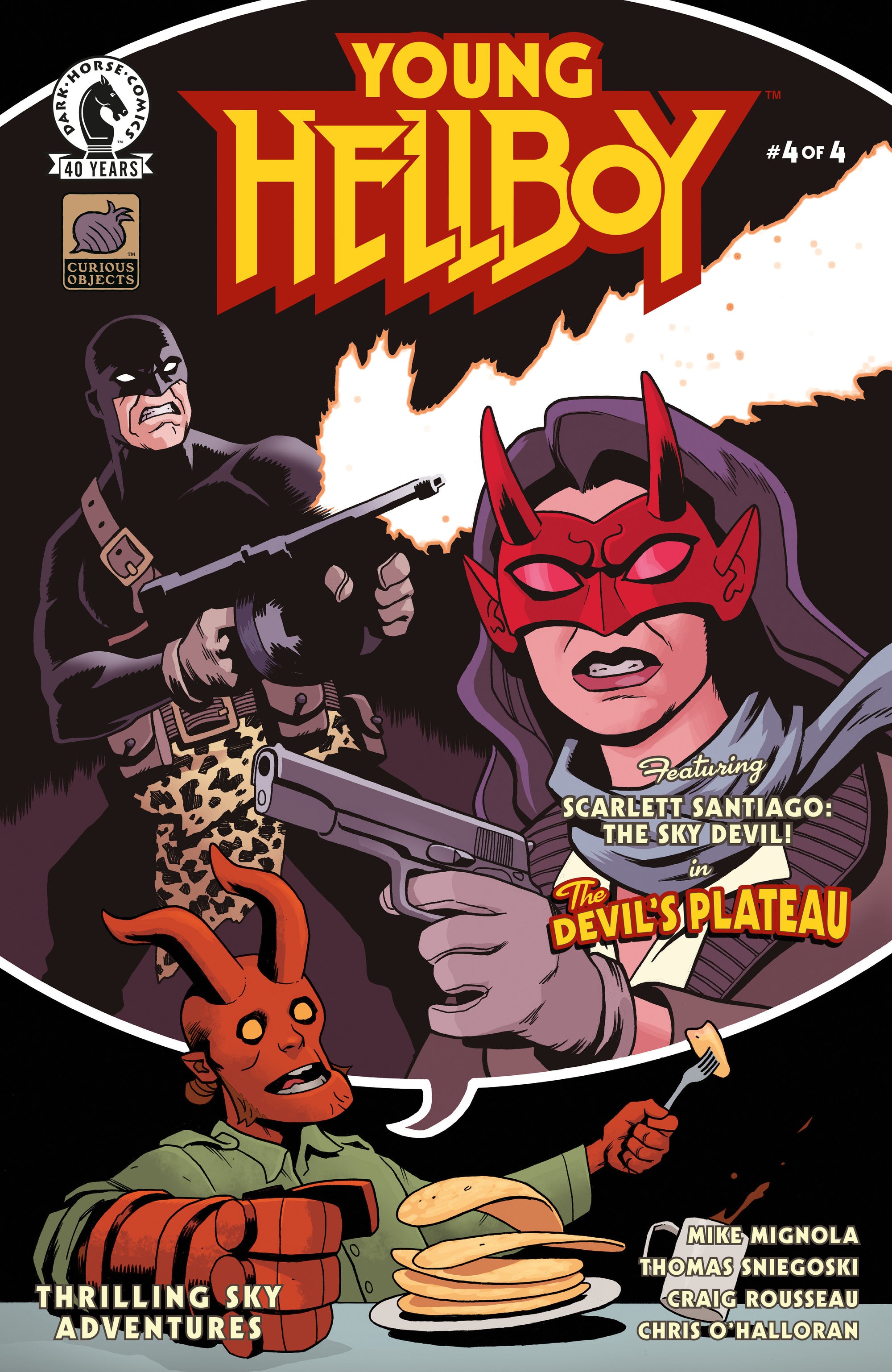 YOUNG HELLBOY: THRILLING SKY ADVENTURES #4 (CVR B) (BEN STENBECK)
