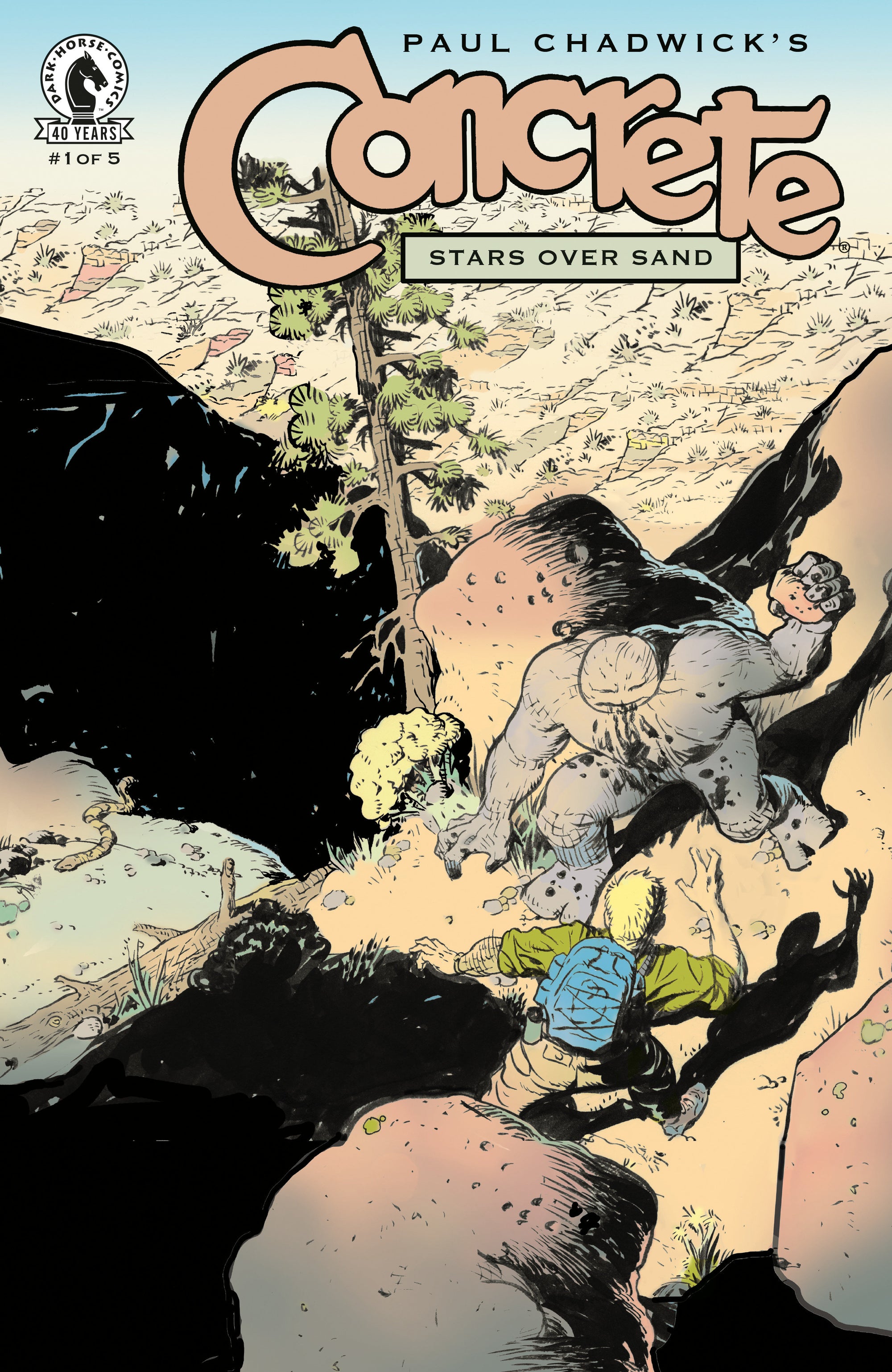 CONCRETE: STARS OVER SAND #1 (CVR B) (PAUL CHADWICK)