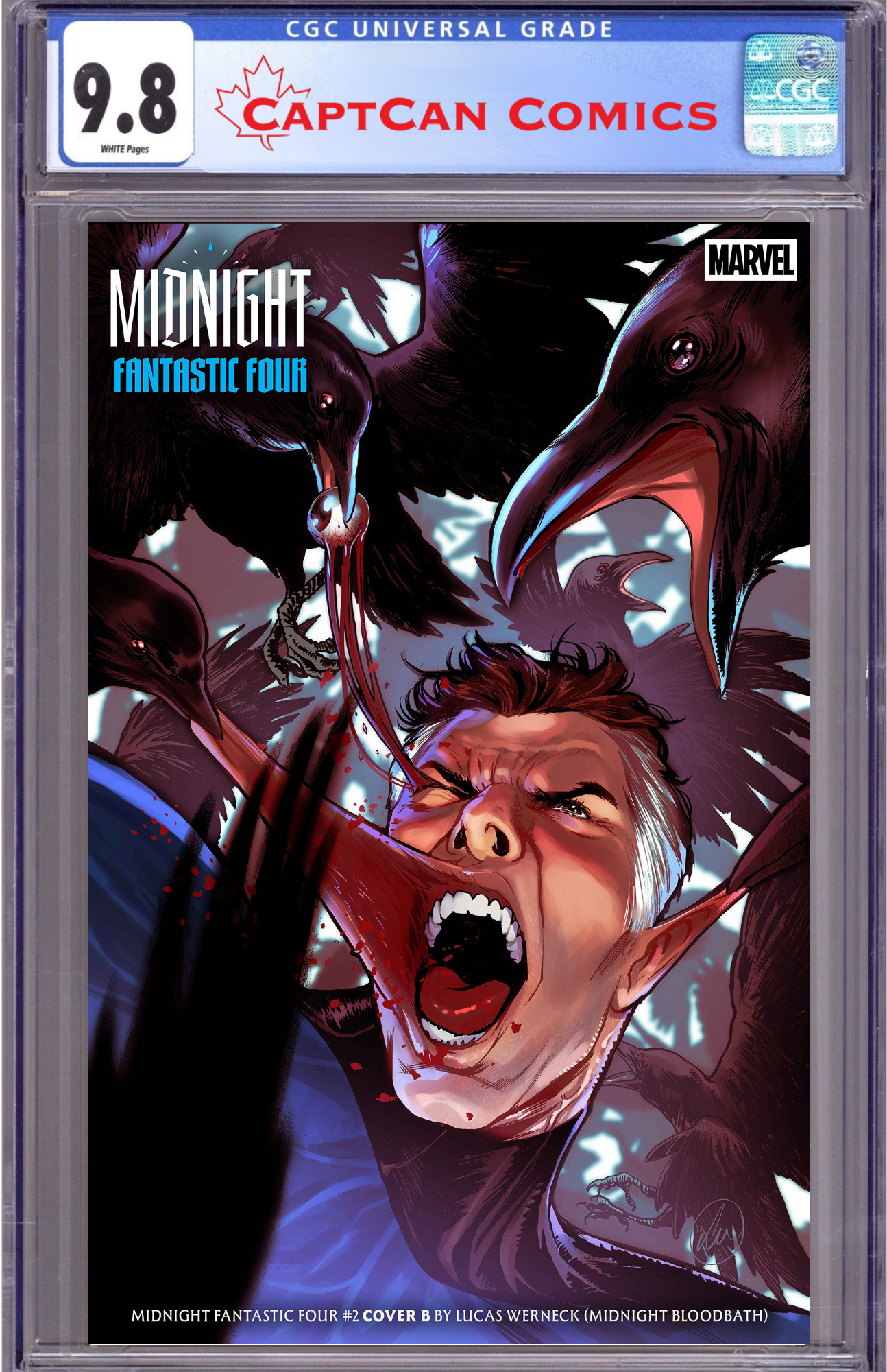 MIDNIGHT FANTASTIC FOUR #2 COVER B LUCAS WERNECK MIDNIGHT BLOODBATH VARIANT