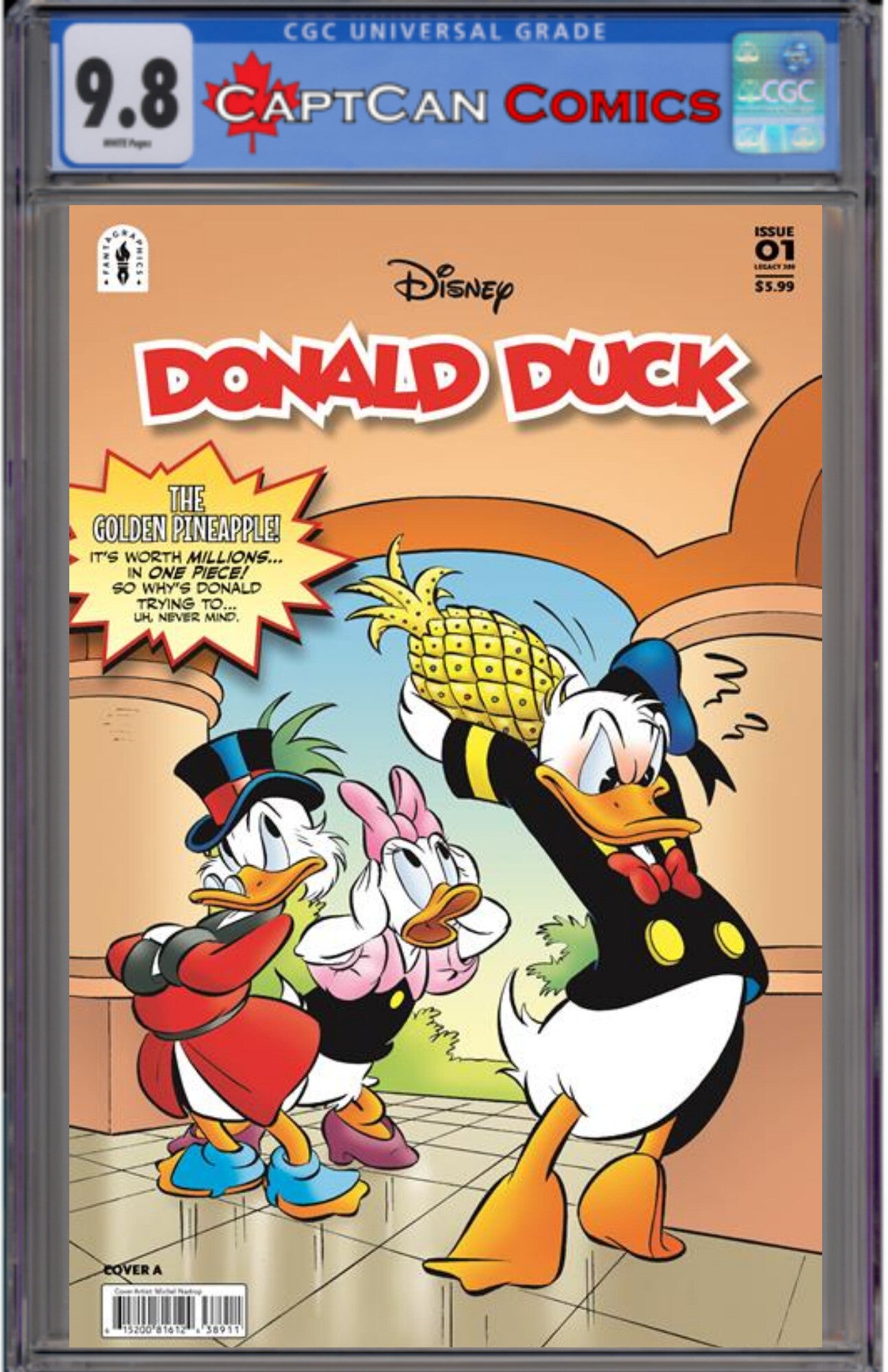 DONALD DUCK LEGACY #389 THE GOLDEN PINEAPPLE CVR A MICHEL NADORP