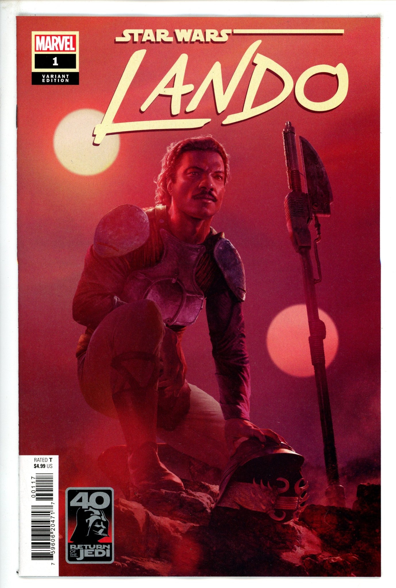 Star Wars Return Of Jedi Lando 1 Rahzzah Incentive Variant NM (2023)