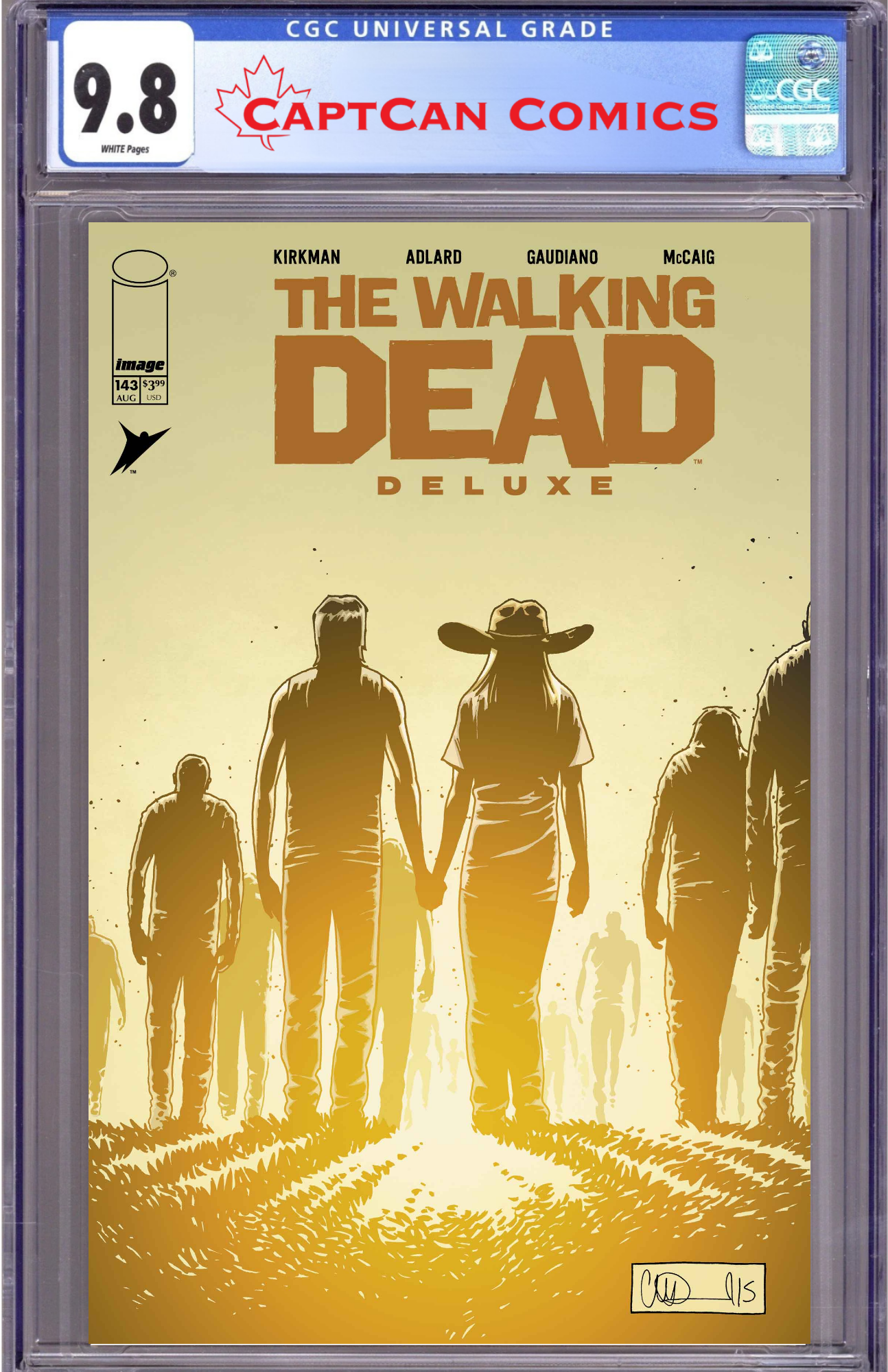 WALKING DEAD DELUXE #143 CVR B CHARLIE ADLARD & DAVE MCCAIG VAR (MR)