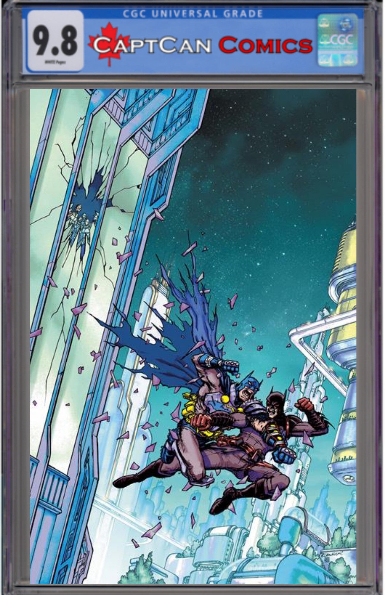 DC K.O. KNIGHTFIGHT #4 (OF 4) CVR B CHRIS BURNHAM CARD STOCK VAR