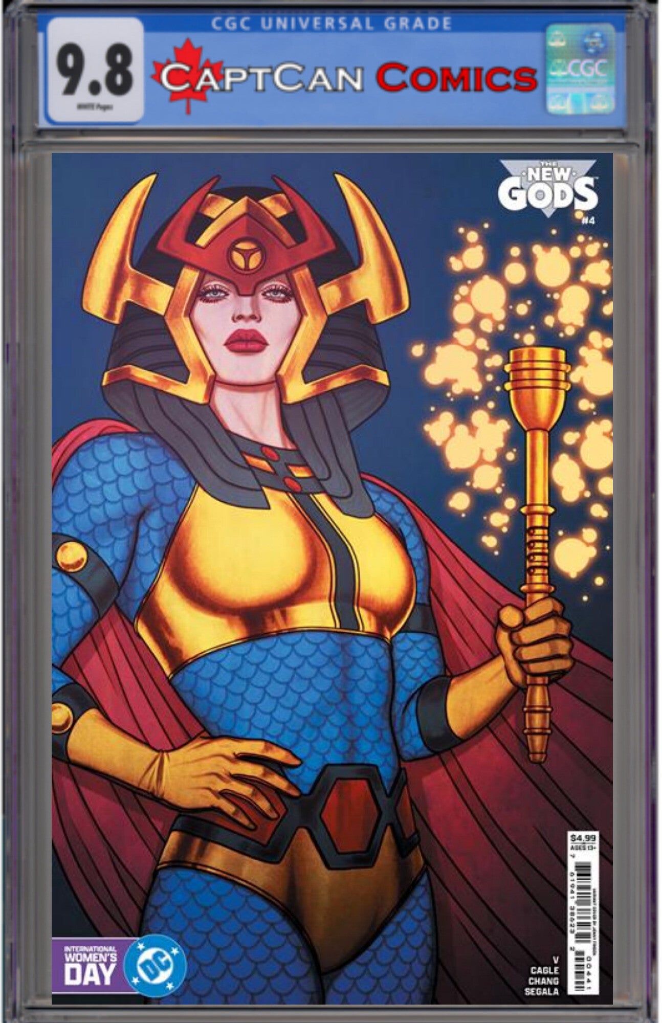 NEW GODS #4 (OF 12) CVR D JENNY FRISON INTERNATIONAL WOMENS DAY BIG BARDA CARD STOCK VAR