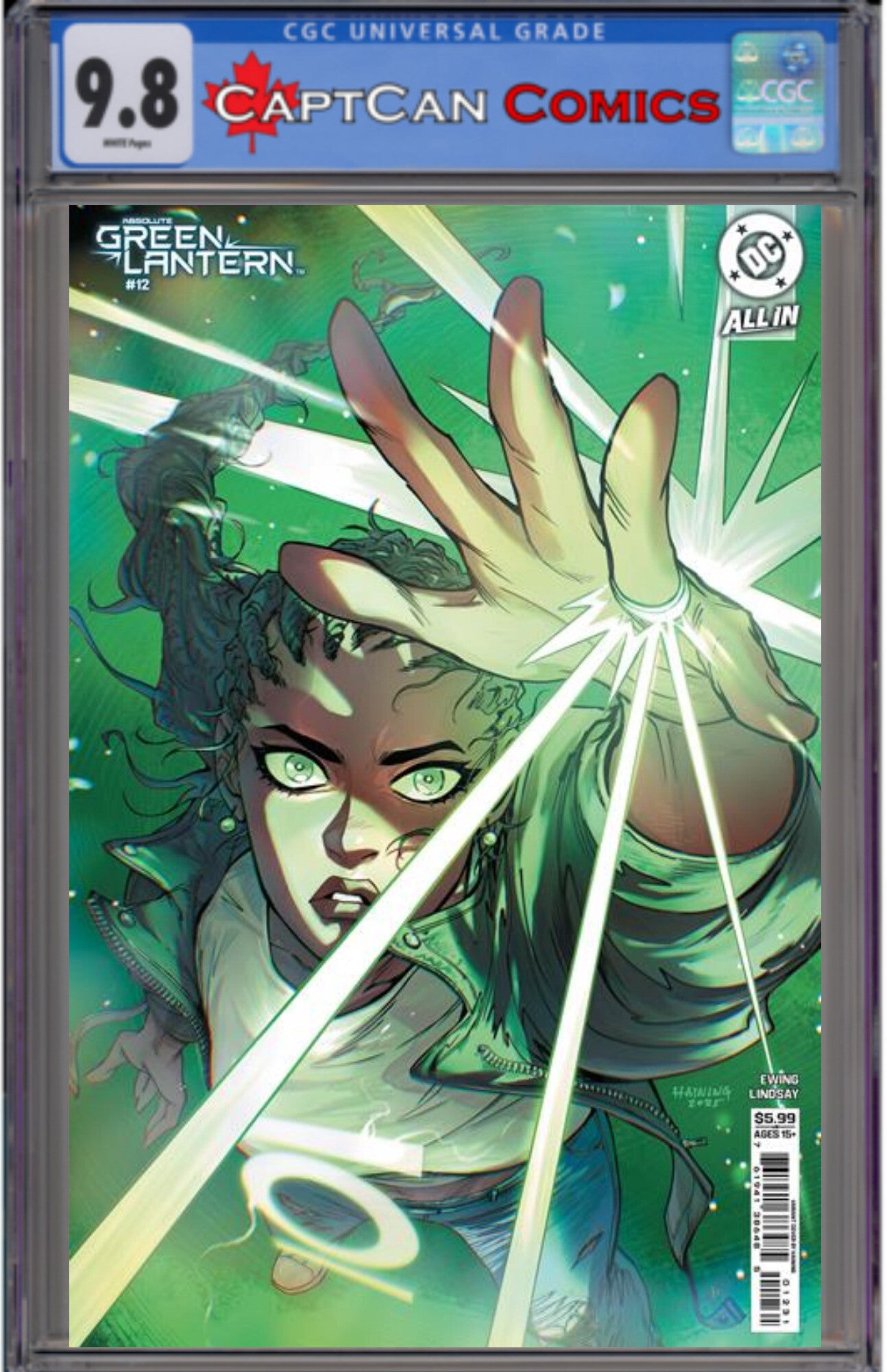 ABSOLUTE GREEN LANTERN #12 CVR C HAINING CARD STOCK VAR