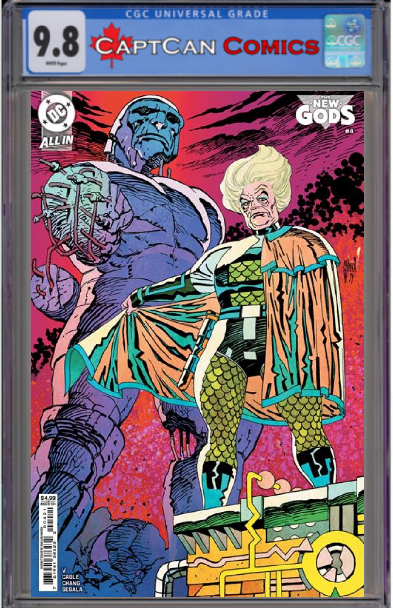 NEW GODS #4 (OF 12) CVR B GUILLEM MARCH CARD STOCK VAR