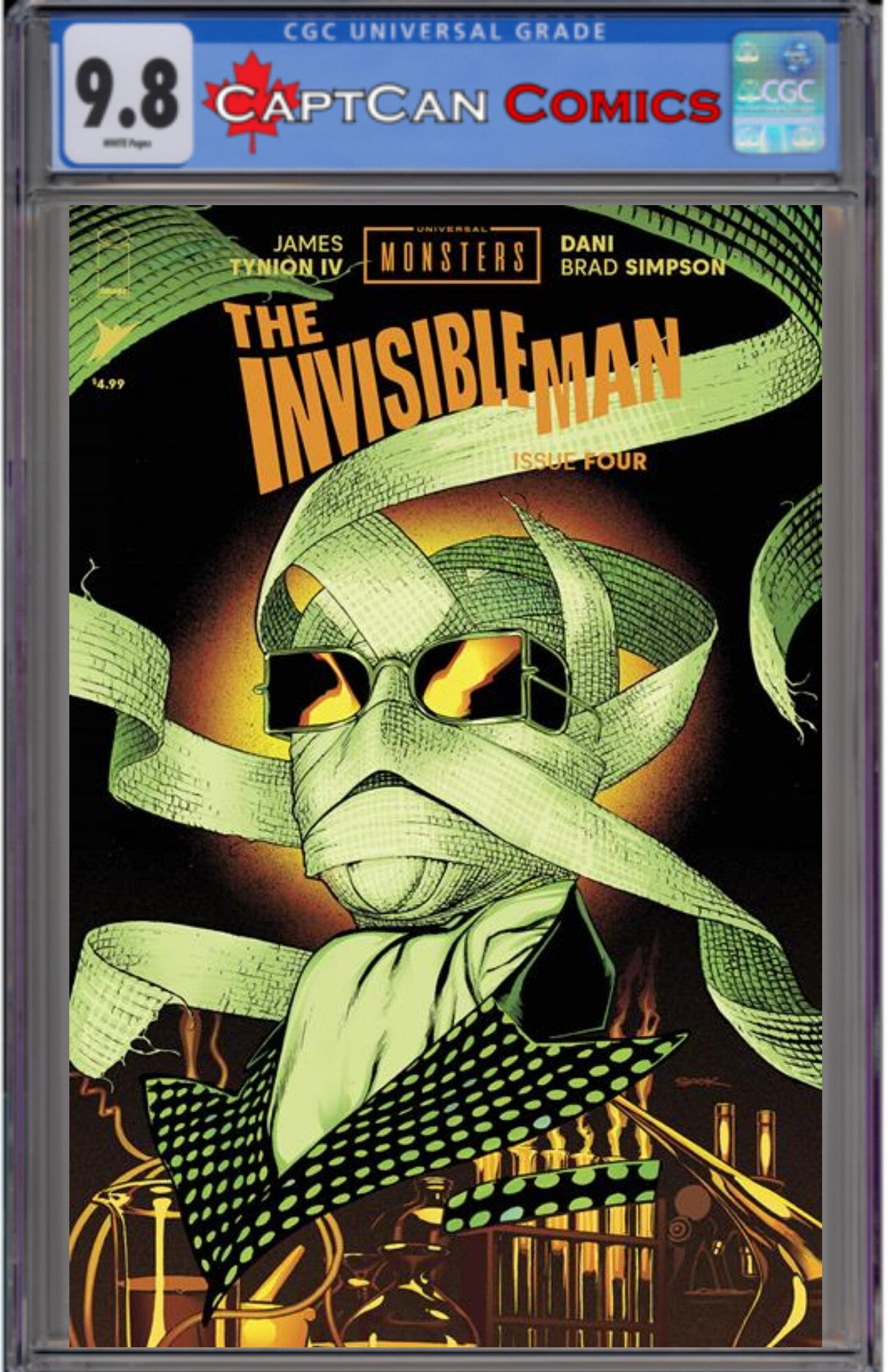 UNIVERSAL MONSTERS THE INVISIBLE MAN #4 (OF 4) CVR B RYAN SOOK VAR