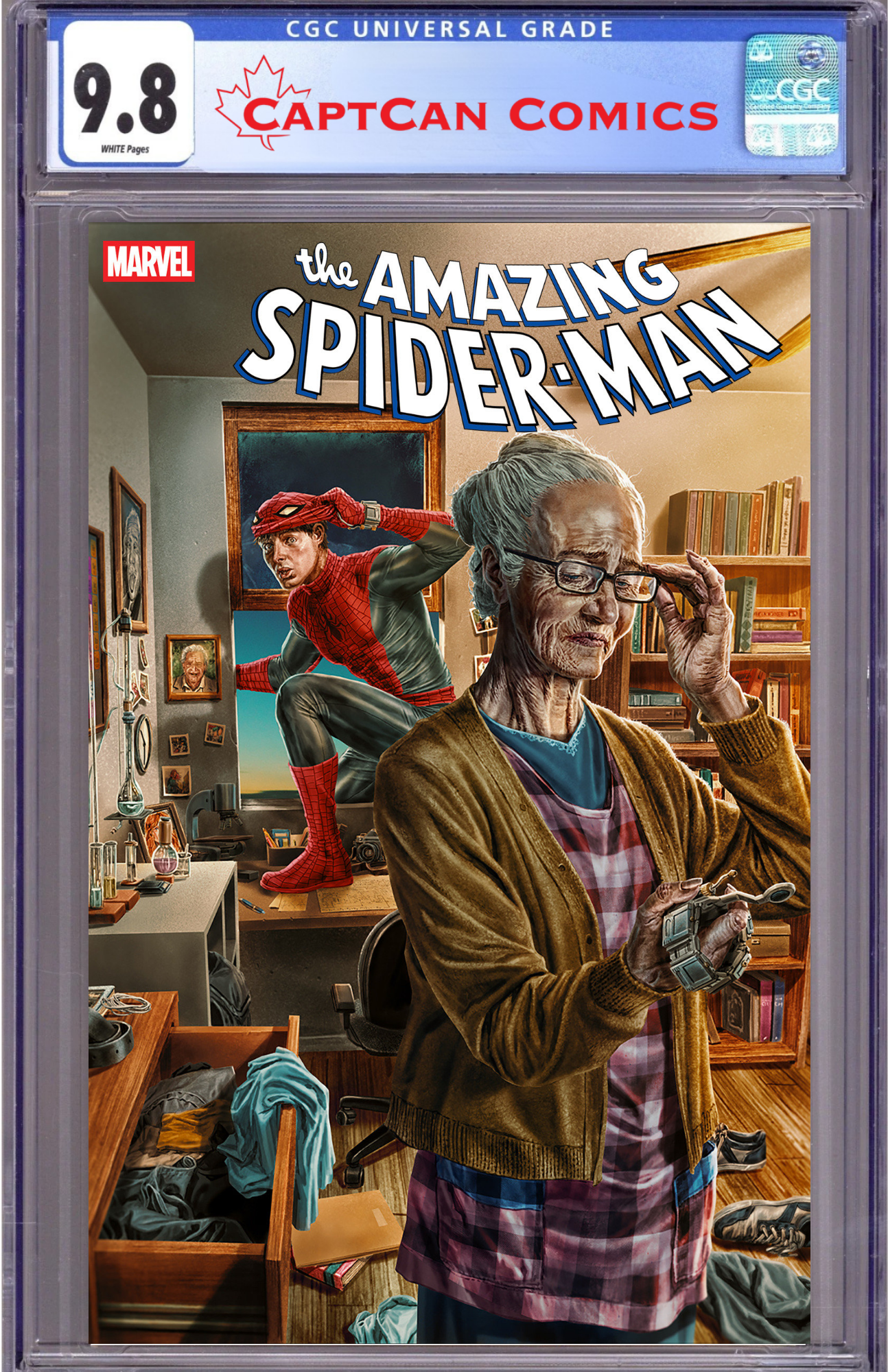 AMAZING SPIDER-MAN #35 LEE BERMEJO AMAZING VISIONS VARIANT