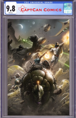 SPACE GHOST VS THE HERCULOIDS #1 CVR H FRANCESCO MATTINA LTD VIRGIN VAR thumbnail