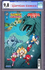SONIC THE HEDGEHOG X GODZILLA #4 COVER A (LAWRENCE) thumbnail