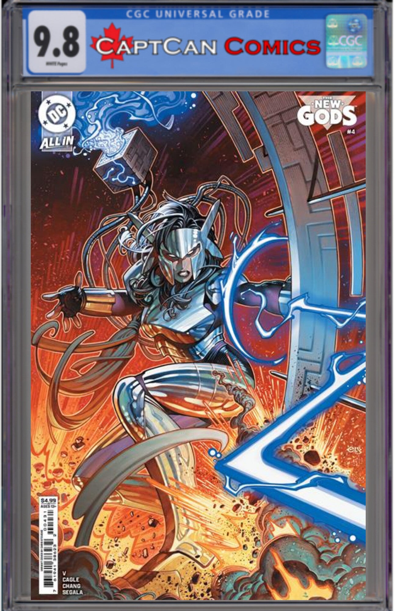 NEW GODS #4 (OF 12) CVR C CHRIS STEVENS CARD STOCK VAR