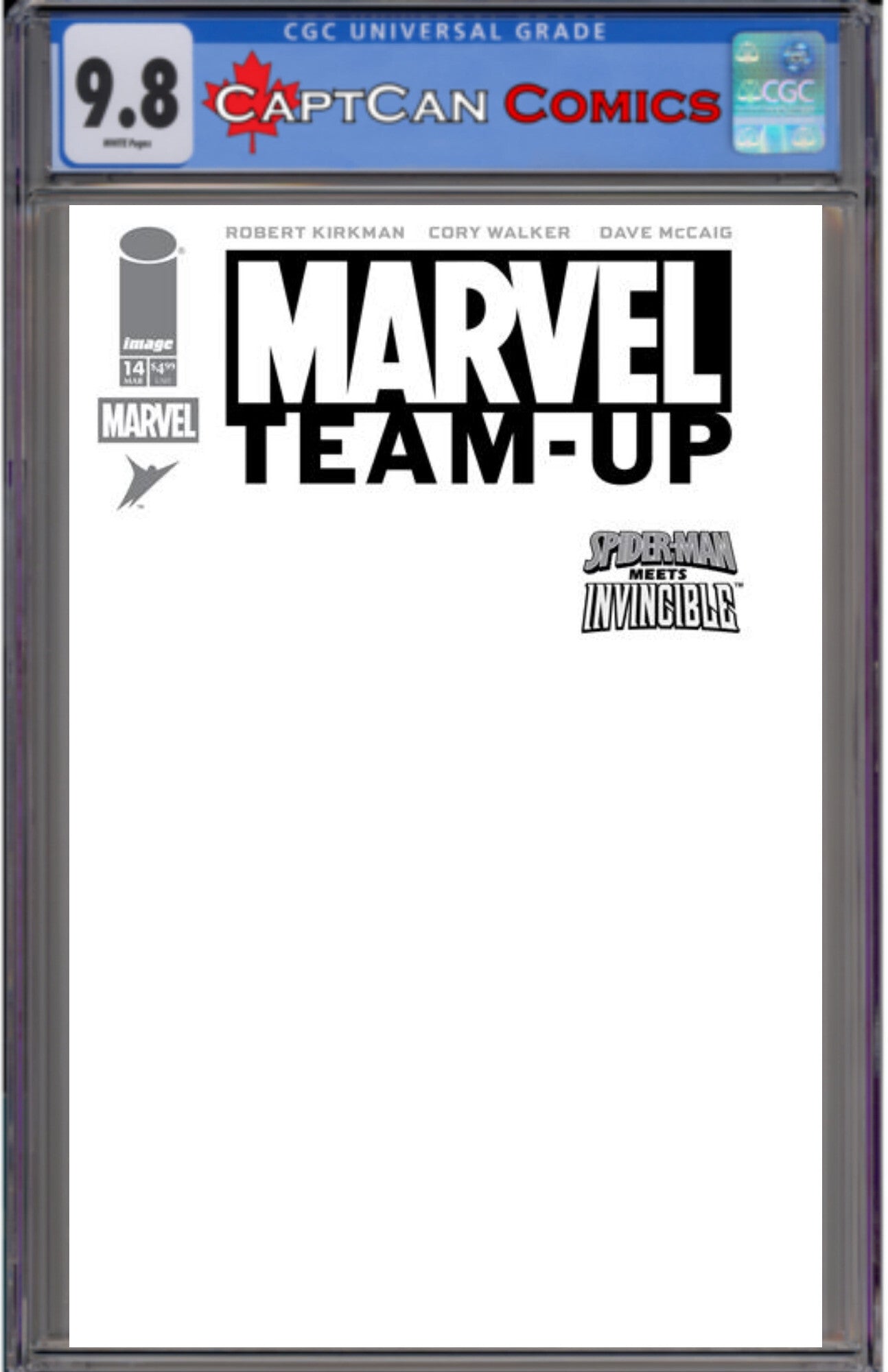 MARVEL TEAMUP #14 FACSIMILE EDITION CVR G BLANK SKETCH VAR