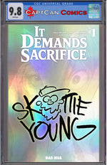 IT DEMANDS SACRIFICE #1 (OF 4) CVR D SKOTTIE YOUNG FOIL VAR thumbnail